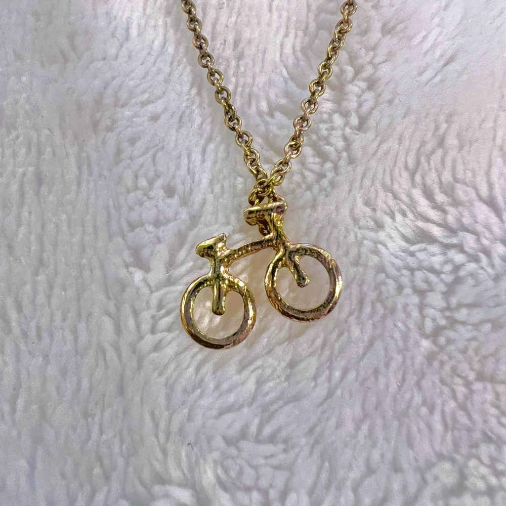 Bicycle Pendant Necklace